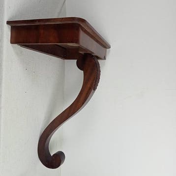 Bijzettafel - mahonie gefineerd - Gefineerde console