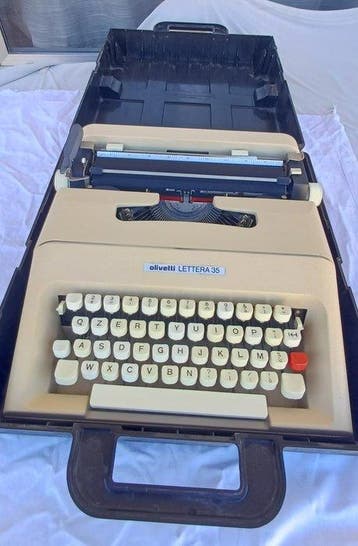 Mario Bellini - Olivetti, Lettera 35 - Typemachine -, Antiek en Kunst