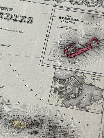 West Indies - Cuba, Puerto Rico, Havana, Bermuda-eilanden,, Nieuw