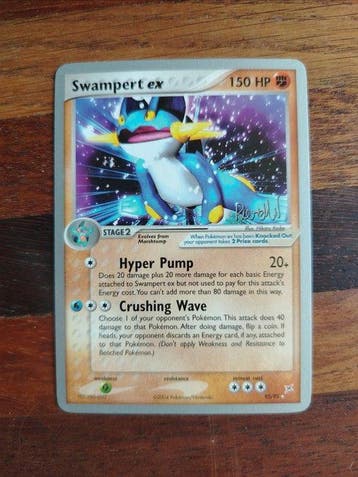 Pokémon - 1 Card - Swampert ex 95/95 Event exclusive of, Nieuw