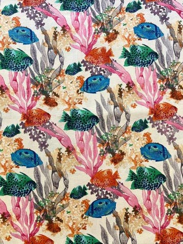 Tafelkleed Fantasie Marina Aquarel – Kustelijke elegantie