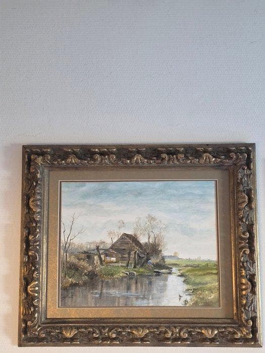 Chris van der Windt (1877-1952) - Landschap, Antiek en Kunst, Kunst | Schilderijen | Klassiek