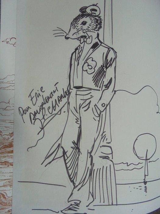 Le Bal du rat mort + dédicace - C - 1 Album - Herdruk - 1982, Livres, BD