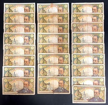 Frankrijk. - 25 x 5 Francs - Various Dates (Zonder