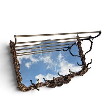 Miroir - Bronze, Verre, Laiton, Nieuw