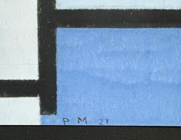 Piet Mondrian - “Composition 1921”.