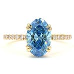 Zonder minimumprijs - Ring - 18 karaat Geel goud - 2.50ct.