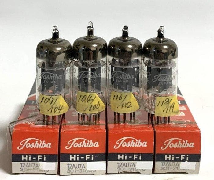Toshiba - 12AU7A Hi-Fi vacuümbuizen GM getest Audiocomponent, TV, Hi-fi & Vidéo, Radios