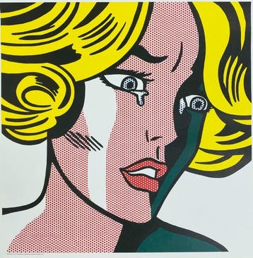 Roy Lichtenstein (after) - FRIGHTENED GIRL - Années 1990
