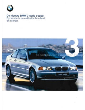 1999 BMW 3 SERIE COUPÉ BROCHURE NEDERLANDS, Nieuw