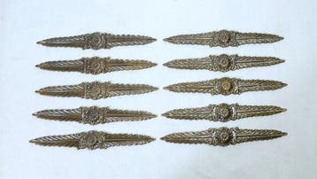 Decoratief ornament - Messing jaren ’50/’60