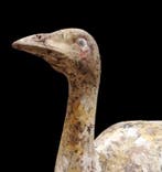 Oud-Chinees Keramiek - Sculptuur - Gans met bronzen poten -