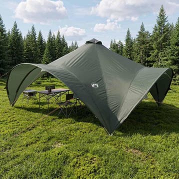 vidaXL Partytent Legergroen 500 x 500 x 350 cm Polyester en, Verzenden, Nieuw