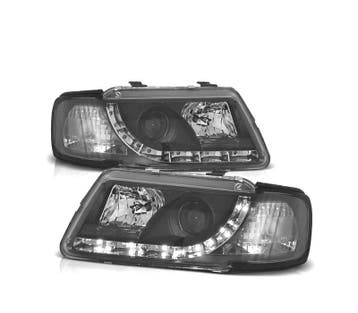 PHARES AUDI A3 8L 96-00 DAYLIGHT FOND NOIR, Autos : Pièces & Accessoires, Verzenden