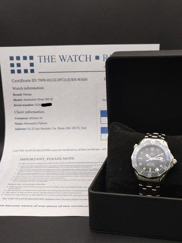 Omega - Seamaster Diver 300M - James Bond - Heren -, Handtassen en Accessoires, Horloges | Heren, Nieuw