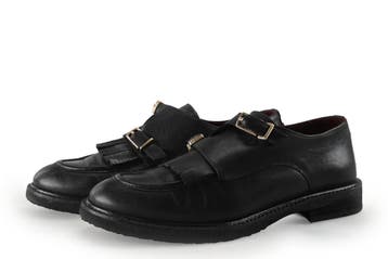 Fred de La Bretoniere Loafers in maat 38 Zwart, Verzenden, Zwart, Overige typen, Fred de La Bretoniere