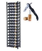 Lendo Online Porte-bouteilles Vin 64 Bouteilles Métal Noir, Nieuw