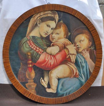 Pittore anonimo - Daprès Raffaello - La Madonna della