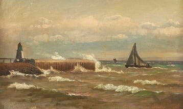 Christian Vigilius Blache (1838-1920) - Meerküsten