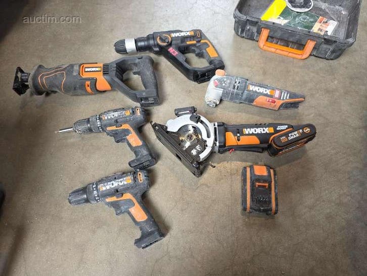 (6x) Diverse accu gereedschappen Worx, Doe-het-zelf en Bouw, Gereedschap | Handgereedschap
