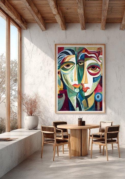 E. Pérez Lezcano - La Mirada XL (No Reserve), Antiquités & Art, Art | Peinture | Moderne