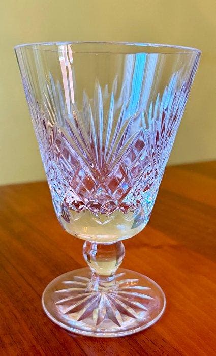 Drinkglas (12) - Kristal - kristallen glazen, Antiek en Kunst, Antiek | Meubels | Tafels
