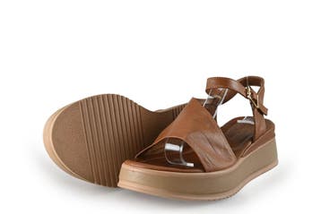 Laurent David Sandalen in maat 39 Cognac, Vêtements | Femmes, Verzenden, Sandalen of Muiltjes