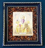 Barnsteen - Unique Amber picture icon Wall decoration - Home