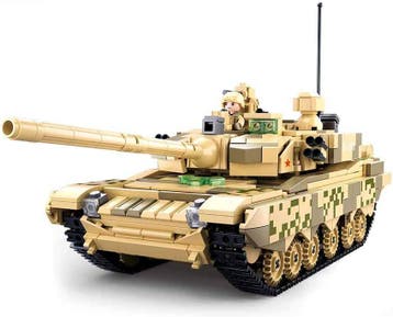 Sluban 2-in-1 Tank 893st | Tweede kansje | OP = OP (bouwset), Verzenden, Zo goed als nieuw, Tank, Overige merken