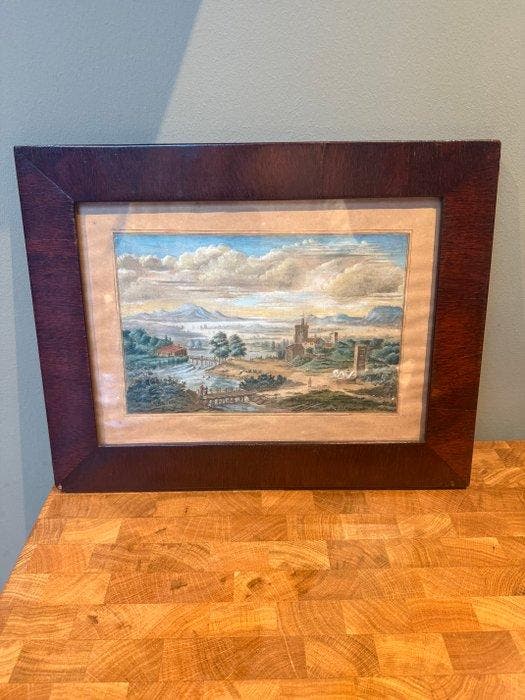 Aert Schouman (1710-1792) - Overzees landschap, Antiek en Kunst, Kunst | Schilderijen | Klassiek