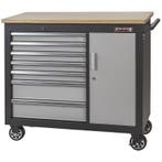 Grote professionele gereedschapswagen – werkbank op wielen –, Ophalen of Verzenden, Nieuw