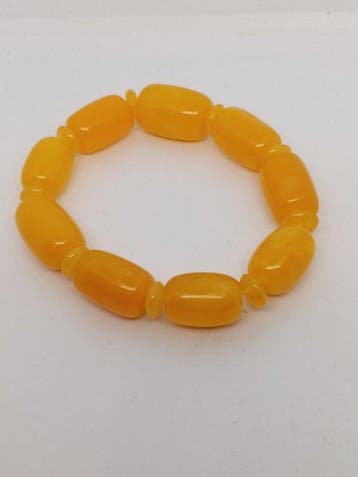 Armband met Baltisch amber kralen 15 mm 34,4 g - Barnsteen -