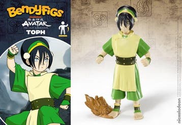 Avatar The Last Airbender Bendyfigs Bendable Figure Toph 17, Verzamelen, Film en Tv, Ophalen of Verzenden, Nieuw