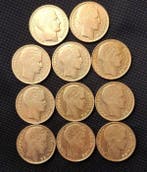 Frankrijk. 10 Francs 1930/1932 Turin (lot de 11 monnaies en