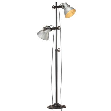 vidaXL Vloerlamp met 2 lampenkappen E27 gietijzer, Verzenden