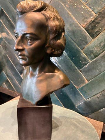 Domisse Johannes (1878-1955) - Buste, vrouwe hoofd ART-DECO