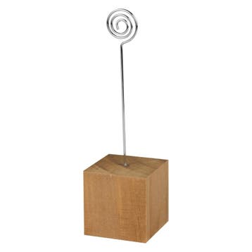 Bruine Kaarthouder Hout 4st, Verzenden