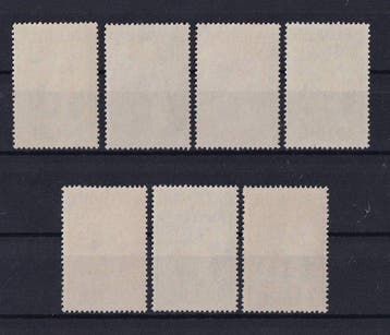 Belgique 1933 - Croix de Lorraine - OBP/COB 377/83