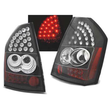 FEUX ARRIÈRE POUR CHRYSLER 300C 300 09-10 LED NOIR, Autos : Pièces & Accessoires, Verzenden
