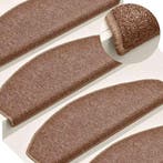 vidaXL Trapmatten 15 st 65x24x4 cm Bruin Halfrond Groot, Verzenden