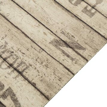 vidaXL Keukenmat wasbaar hekprint 60x300 cm fluweel, Verzenden, Nieuw