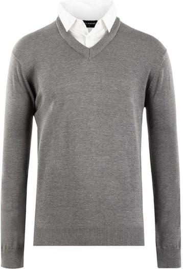 2dekans | Milanoro - Herenpullover met overhemdkraag -, Ophalen of Verzenden