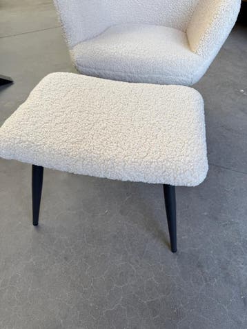 Marion fauteuil, teddy  (nieuw, outlet), Huis en Inrichting, Nieuw, Stof