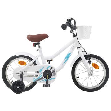 vidaXL Kinderfiets 16 Inch voor 4-6 jaar oud Wit, Fietsen en Brommers, Verzenden, Nieuw