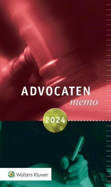 Advocatenmemo 2024 9789013175097, Verzenden, Zo goed als nieuw