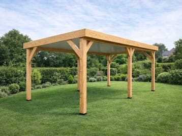 Veiling - Douglas overkapping 1200x400x245 cm, Nieuw