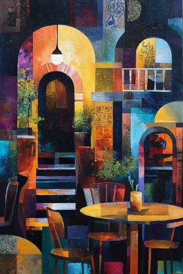 Felix van Horst - Cubism Cafe (XXL)