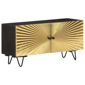 vidaXL Tv-meubel 90x30x45 cm massief mangohout, Verzenden, Nieuw
