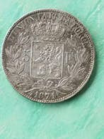 Belgique. Léopold II. 5 Francs 1871 (Sans prix de réserve)