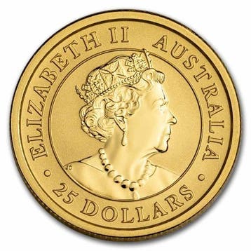 Australië. 25 Dollars 2022 1/4 oz $25 AUD Gold Australian, Timbres & Monnaies, Métaux nobles & Lingots